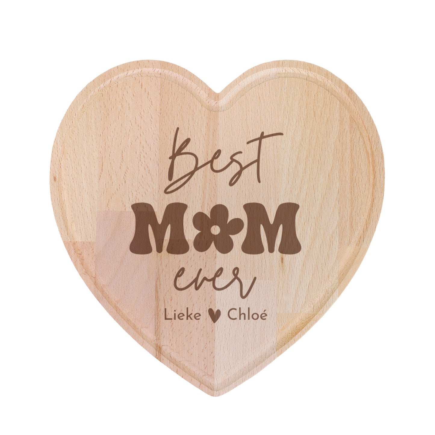 Snijplank hart - Best mom ever