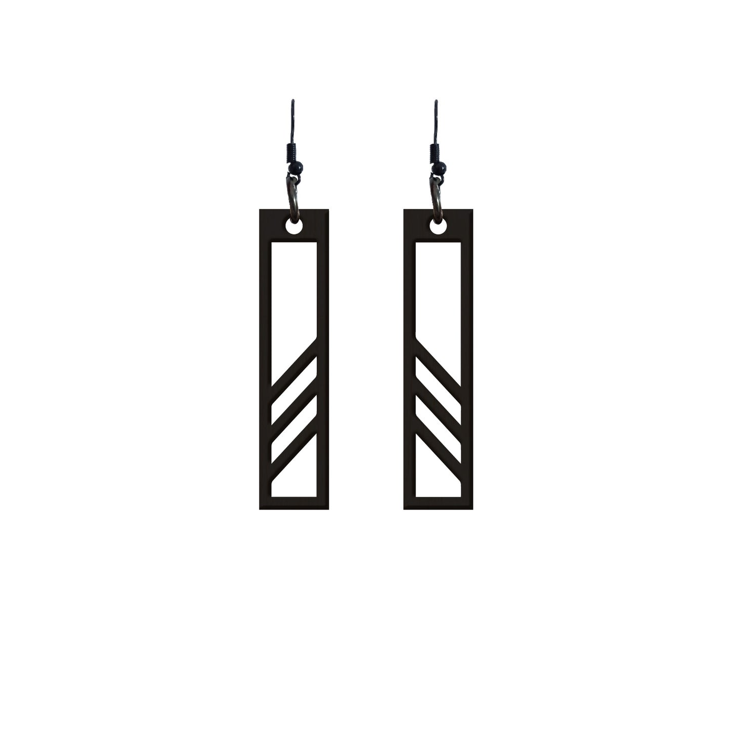 Oorbellen - rechthoek