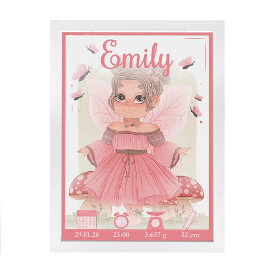 Geboorteposter - Elfje