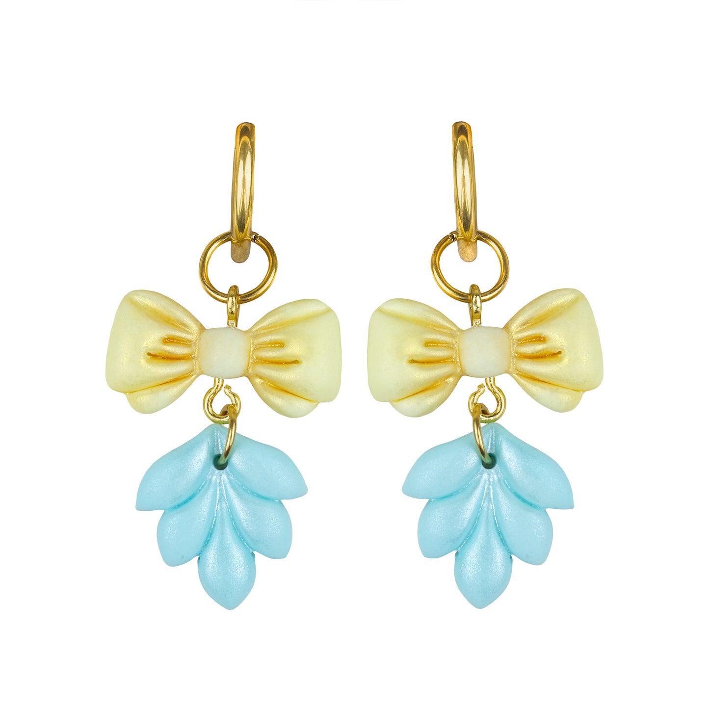 Golden Leaf Oorbellen