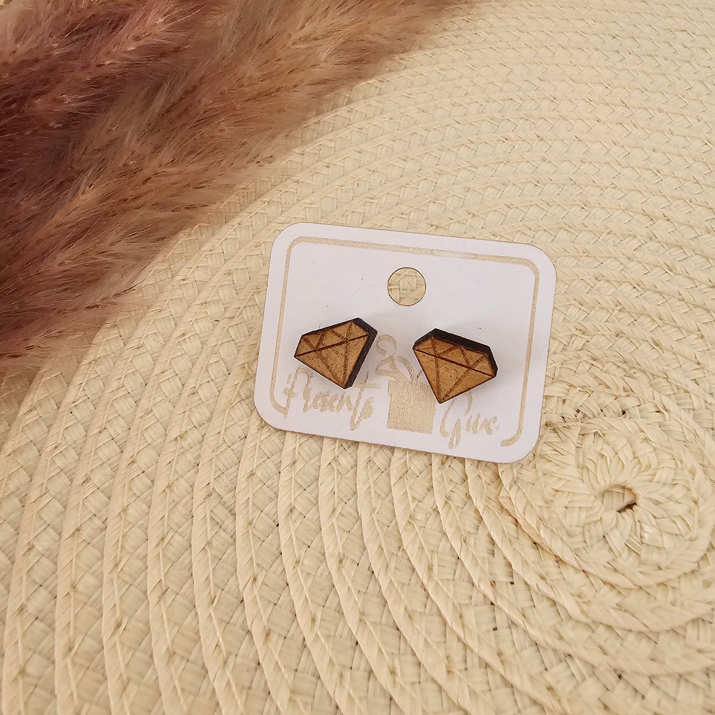 Oorbellen knopjes - diamant