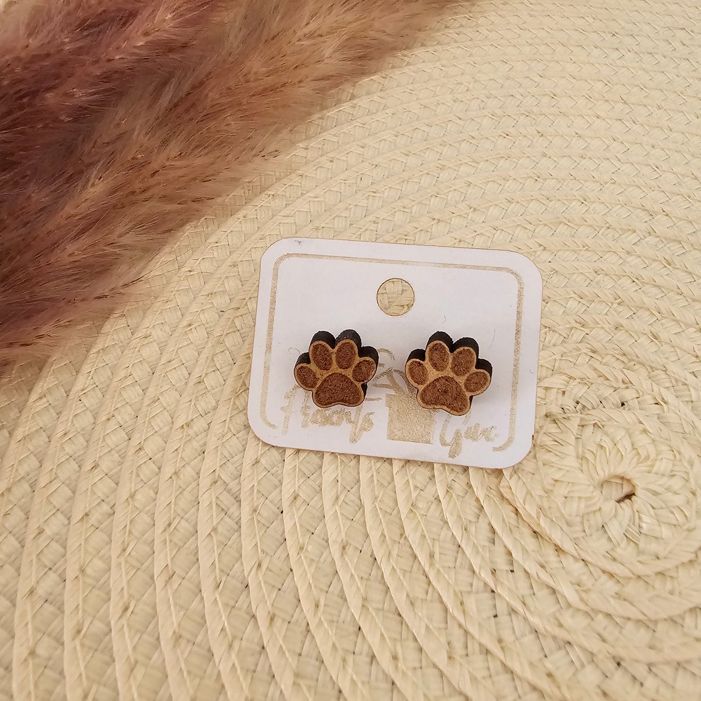 Oorbellen knopjes - pootjes