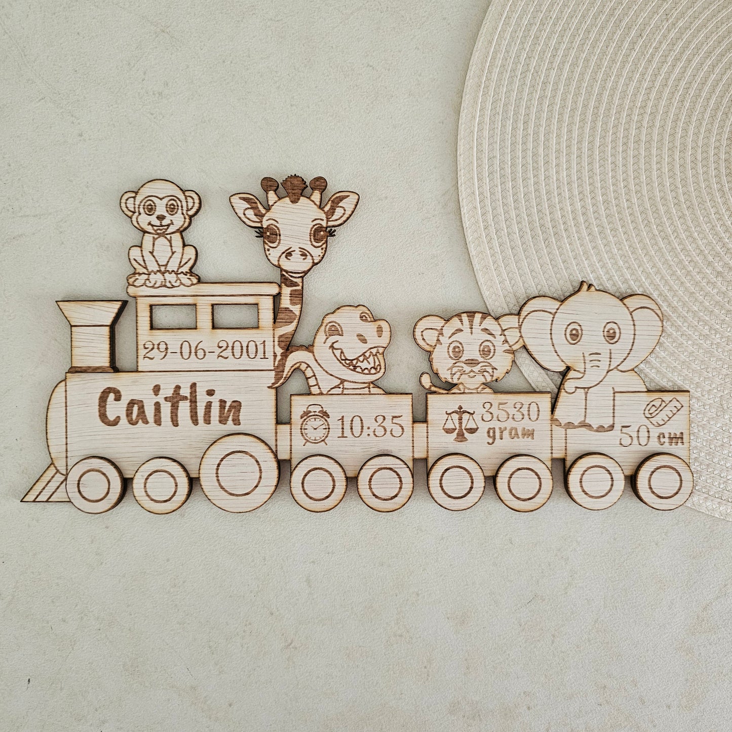Geboortebord - Trein