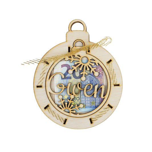 Geldkaart - Kerstbal