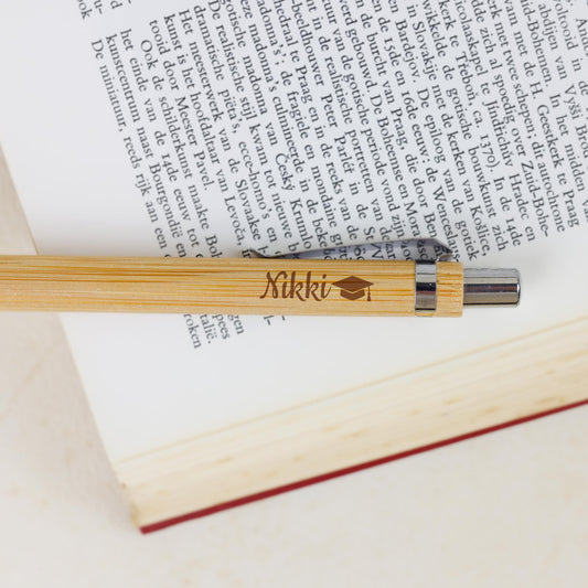 Bamboe Pen - Naam Geslaagd-Editie
