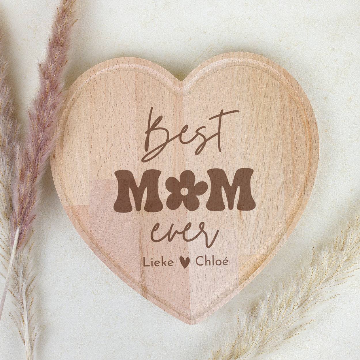 Snijplank hart - Best mom ever