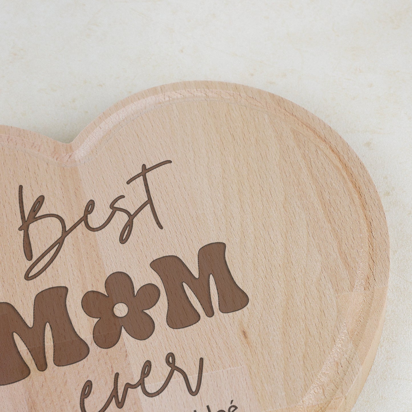 Snijplank hart - Best mom ever