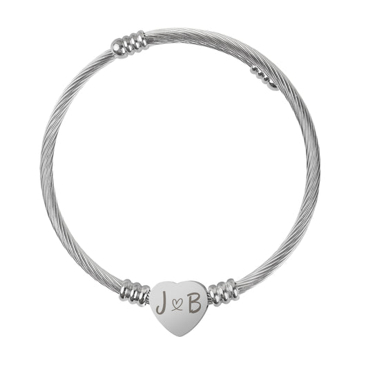 Armband Chloé - Initialen koppel