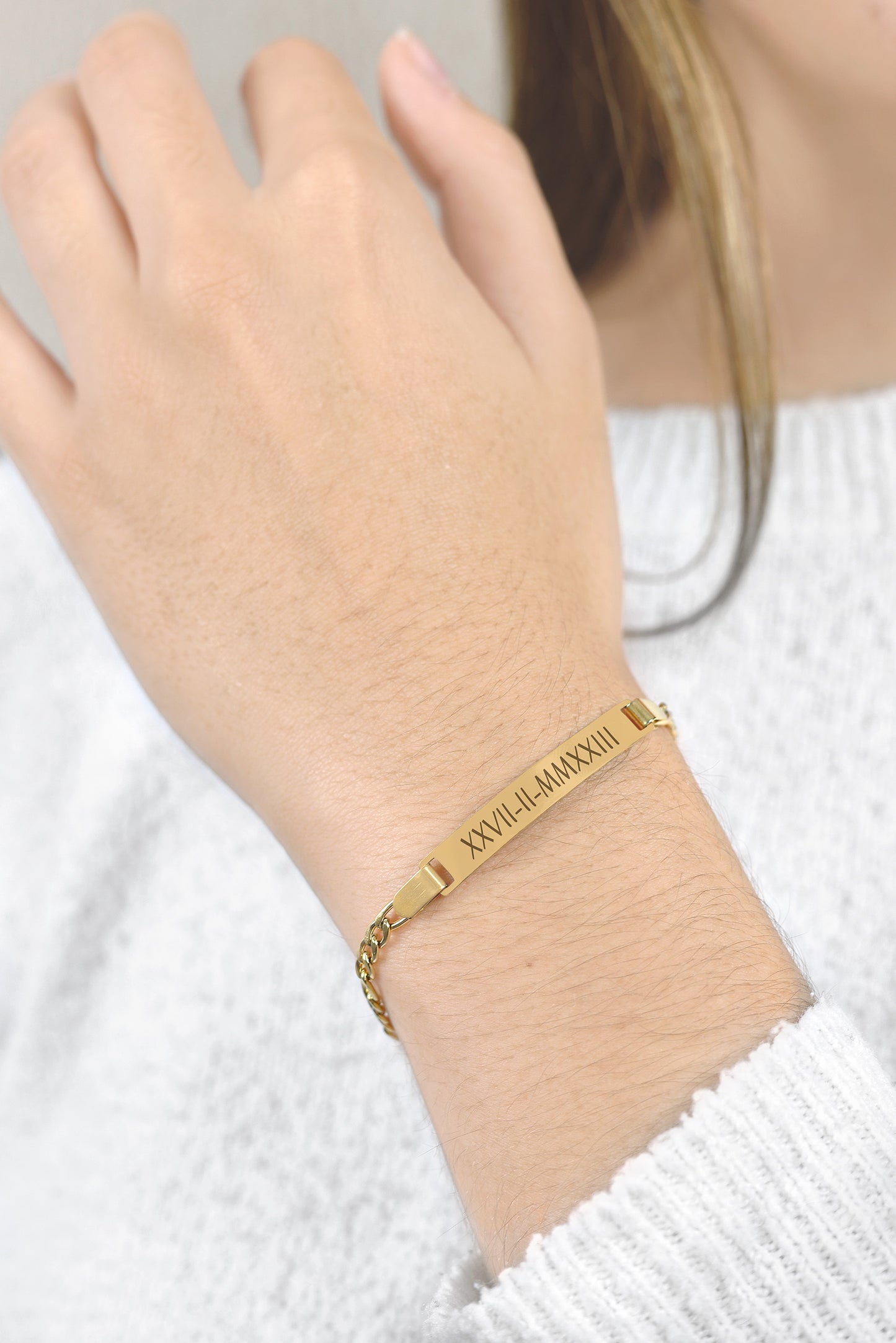 Armband Nicole - Romeinse datum