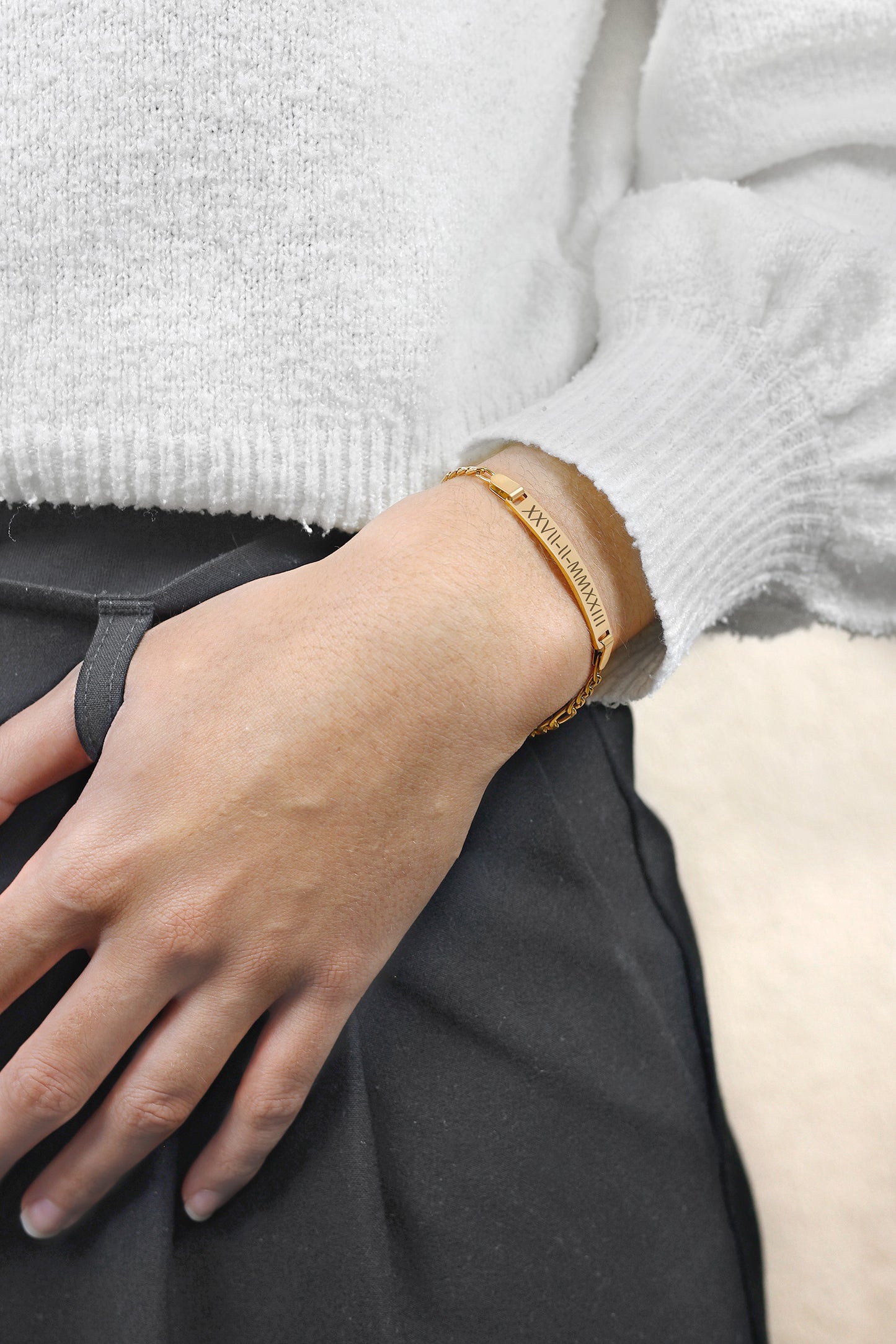 Armband Nicole - Romeinse datum