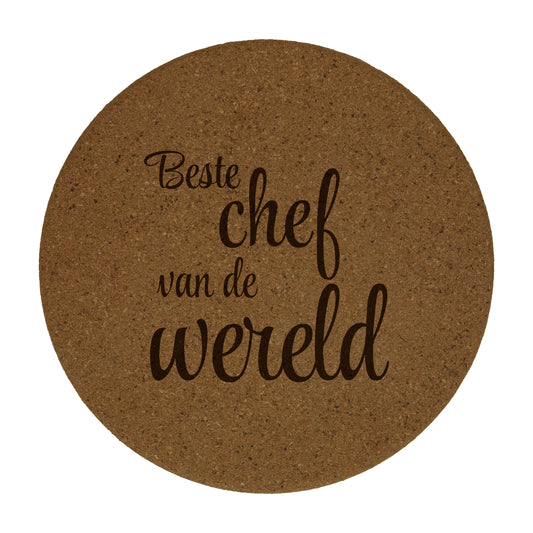 Pannenonderzetter - Beste chef van de wereld