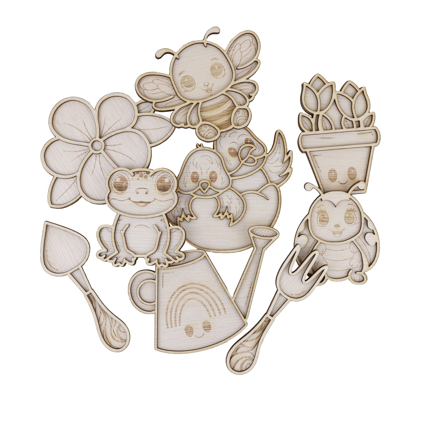 Vulvormen - Thema Lente (5 stuks)