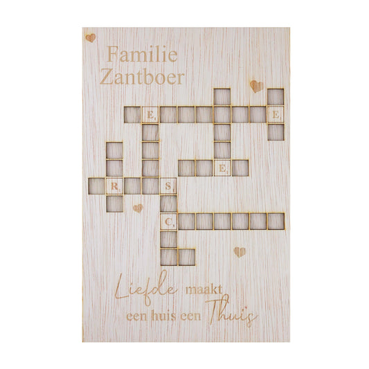 Puzzelbord - Familie