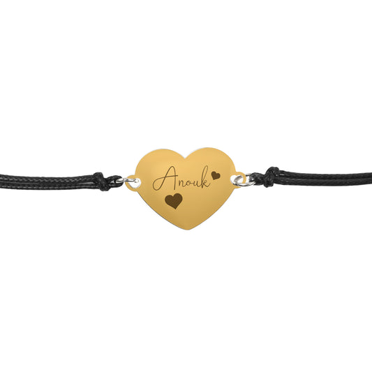 Armband Claire - Naam + Figuurtje