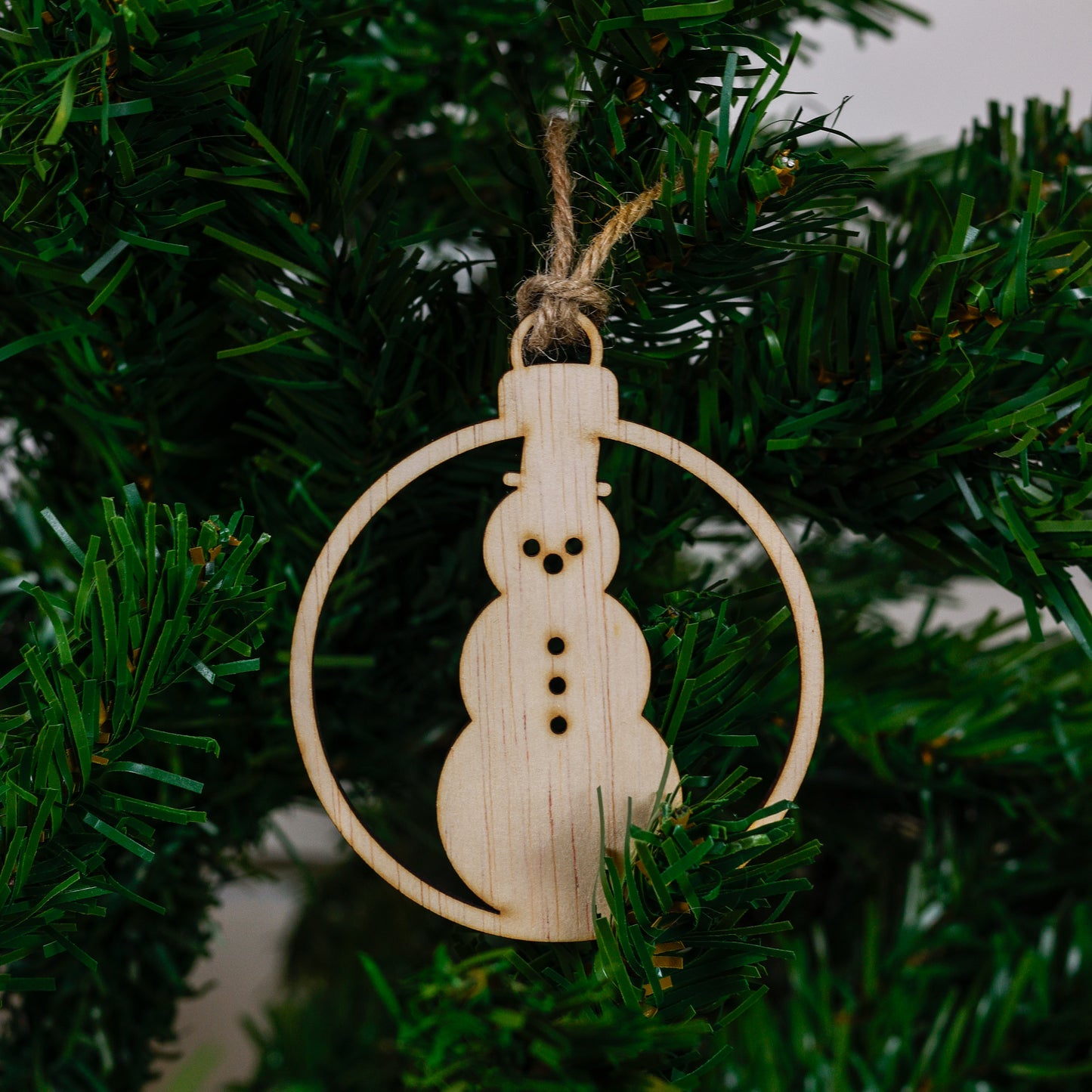 Kerstbal - Sneeuwpop