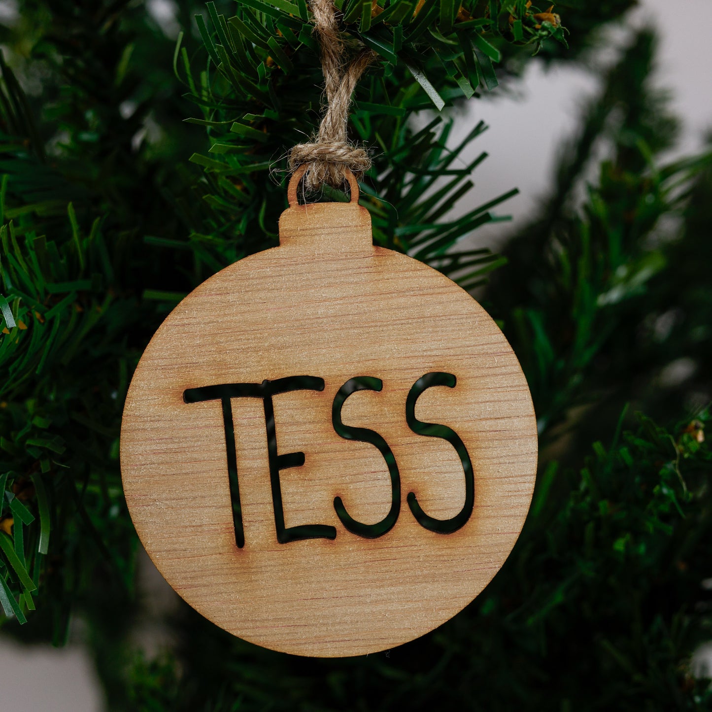 Kerstbal - Naam simpel