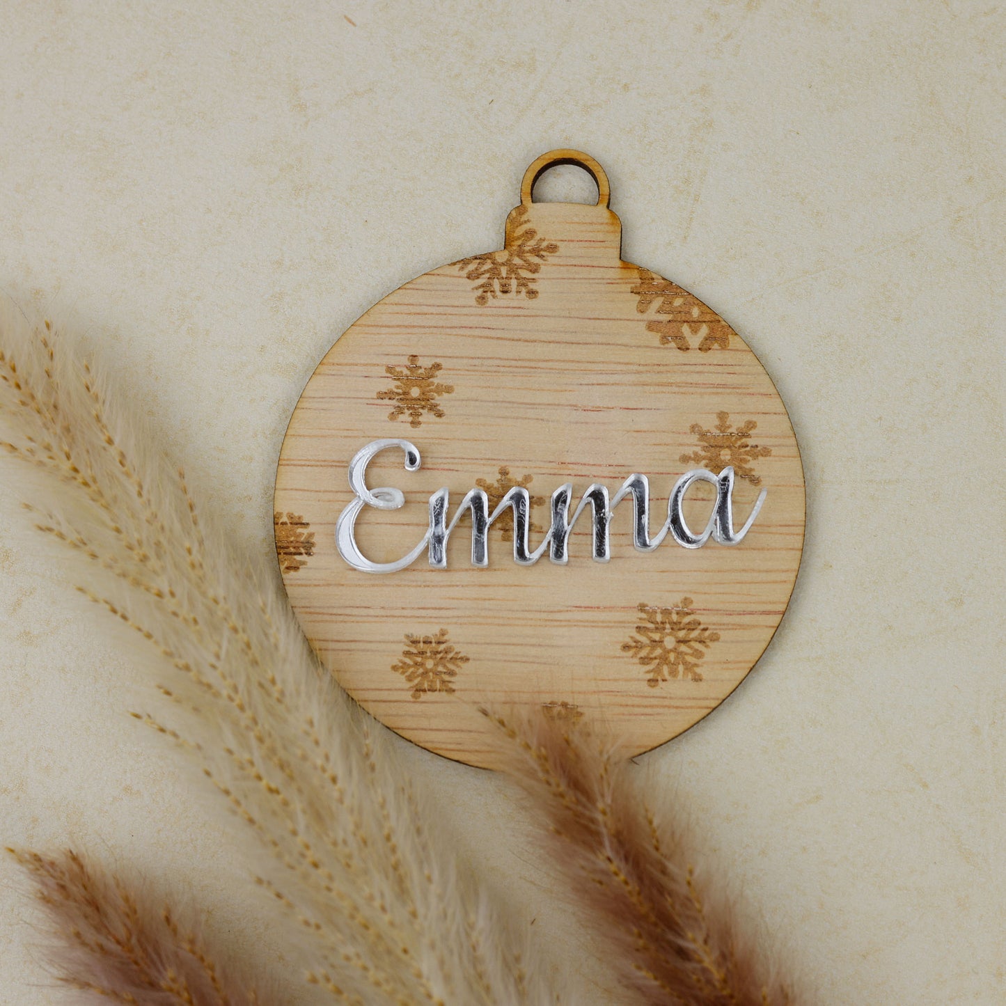 Kerstbal - Naam 3d gegraveerd