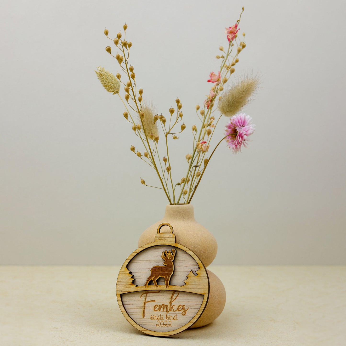 Kerstbal - Hert 'Eerste kerst'