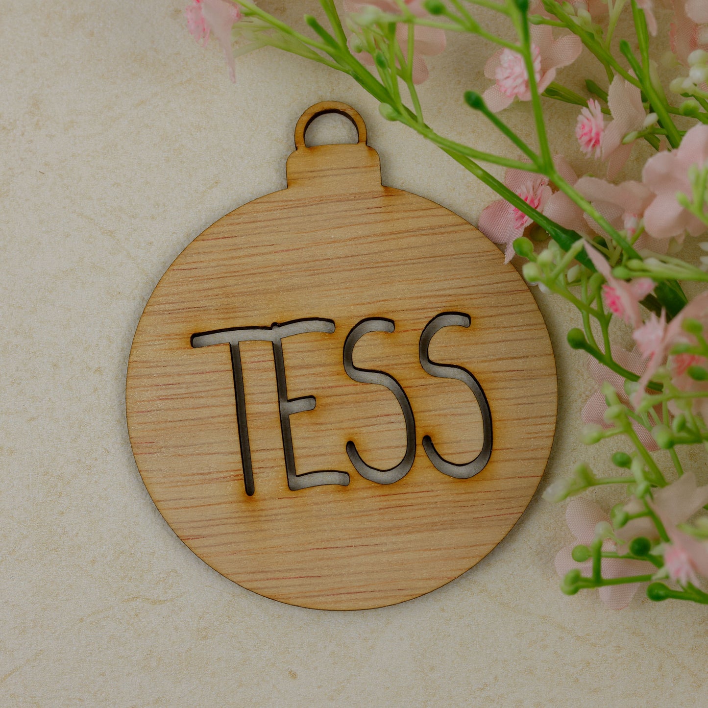 Kerstbal - Naam simpel