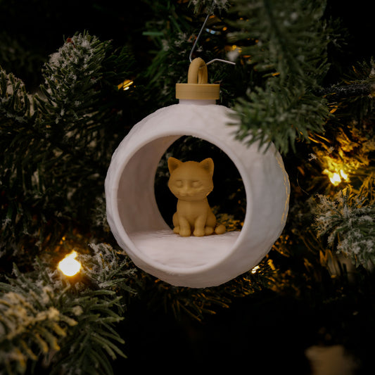 3D Dierenkerstbal - Kat