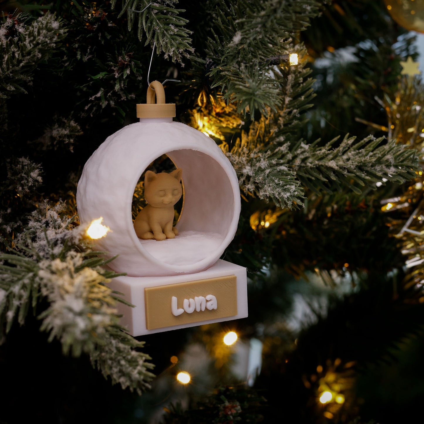 3D Dierenkerstbal - Kat