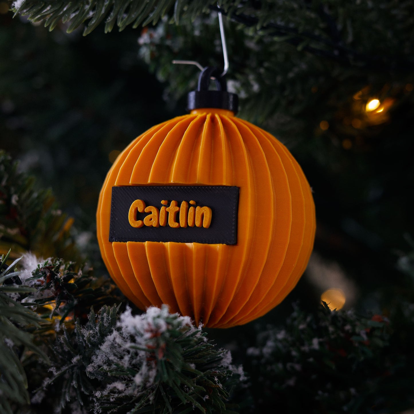 3D Kerstbal - Ribbel