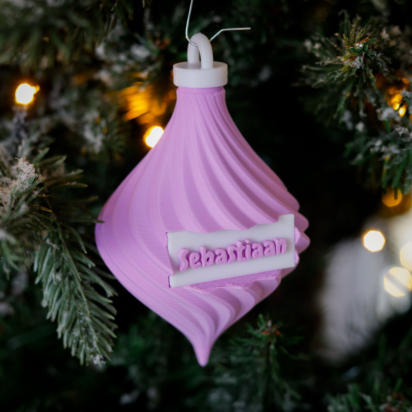 3D Kerstbal - Druppel Twist