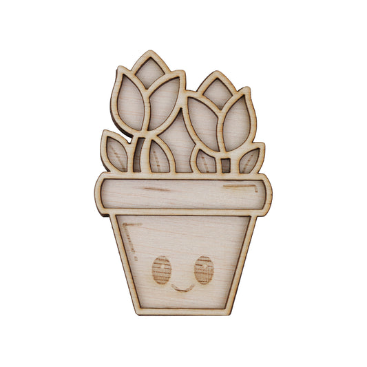 Vulvormen - Bloempot met tulpen