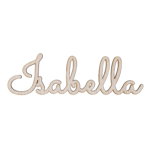 Houten Naam Isabella