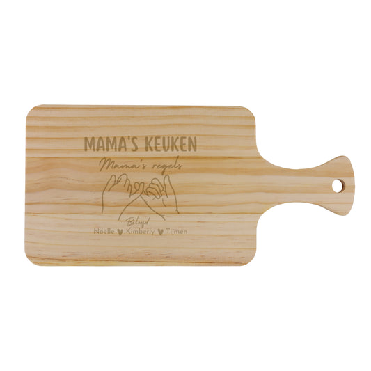 Snijplank - Mama's keuken, mama's regels