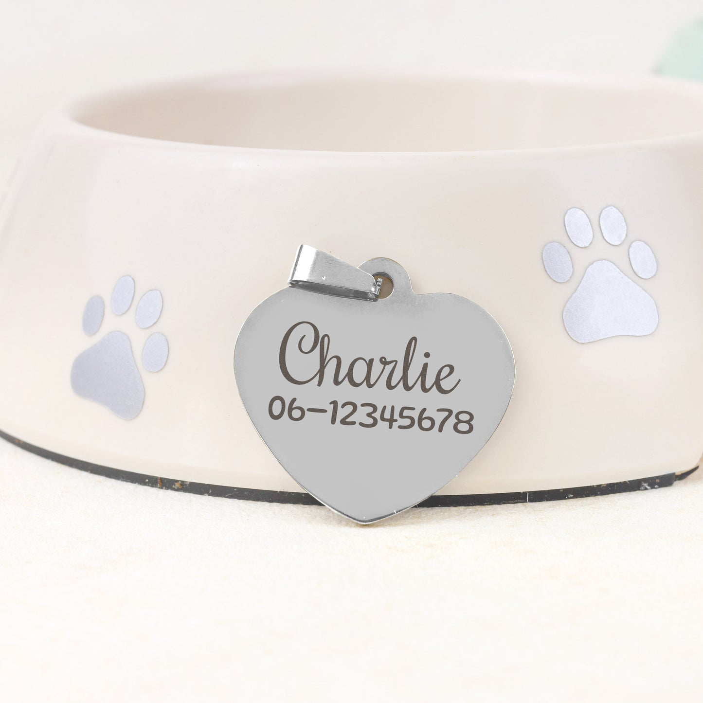 Hondenpenning Hartje - Minimal ID