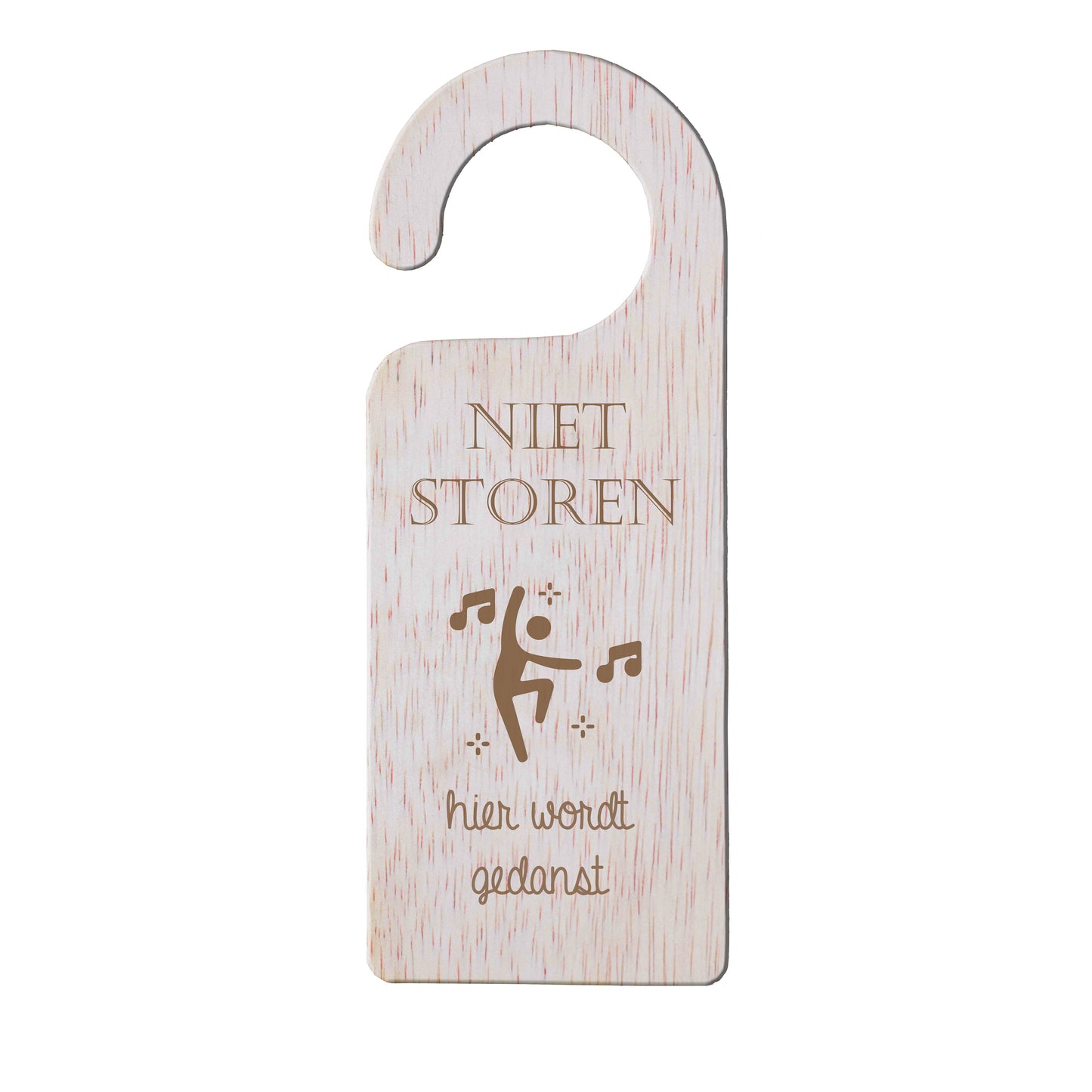Deurhanger - Niet storen, hier wordt gedanst.