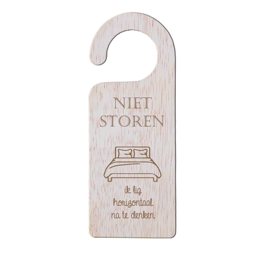 Deurhanger - Niet storen, ik lig horizontaal na te denken.