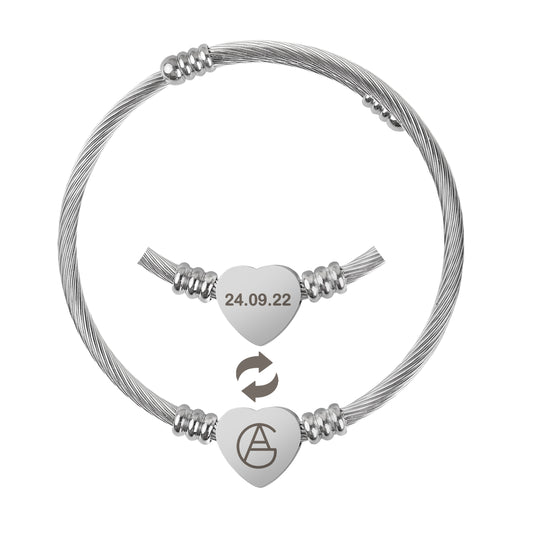 Armband Chloé - Naamlogo Koppel