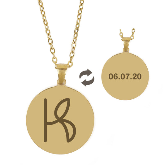 Ketting Mila - Naamlogo Koppel