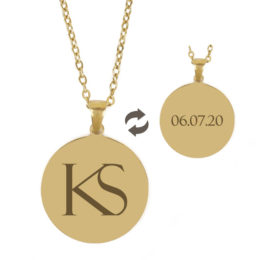 Ketting Mila - Naamlogo Koppel Luxe