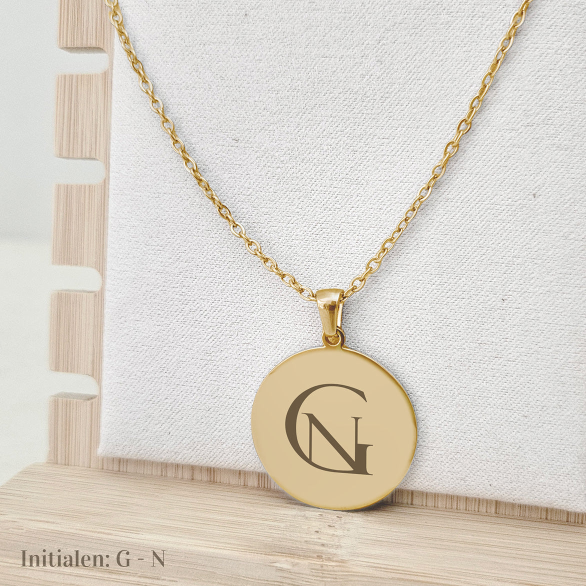 Ketting Mila - Naamlogo Koppel Luxe