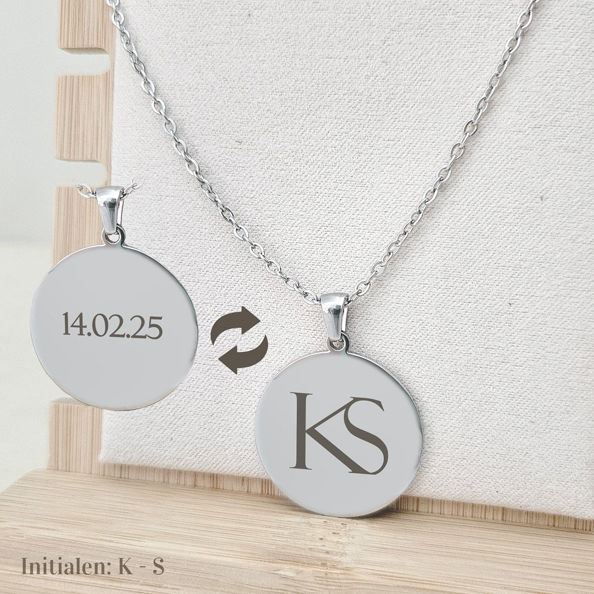 Ketting Mila - Naamlogo Koppel Luxe
