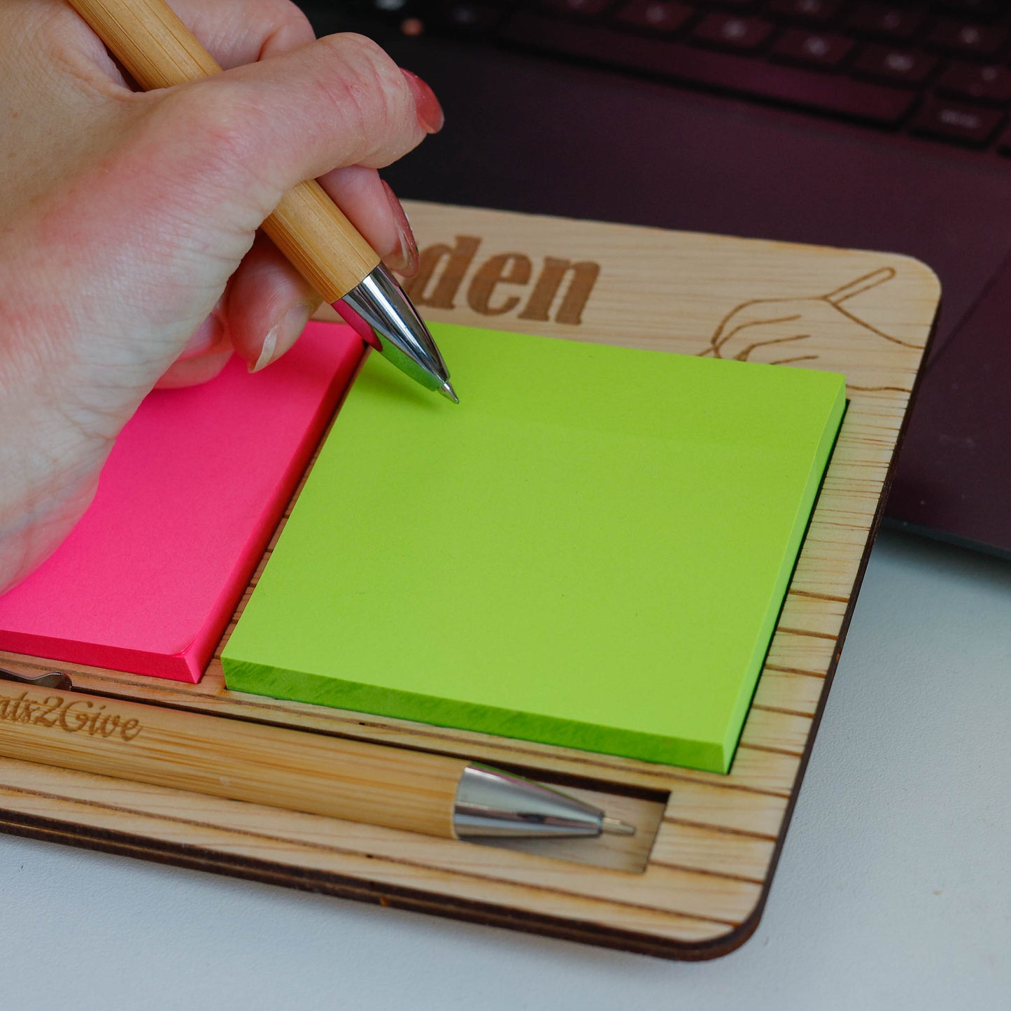 Notitieblokhouder Dubbel