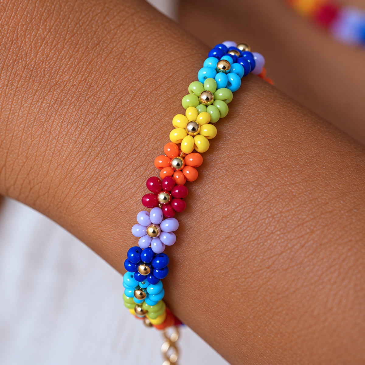 Bloesem Armband - Regenboog Droom