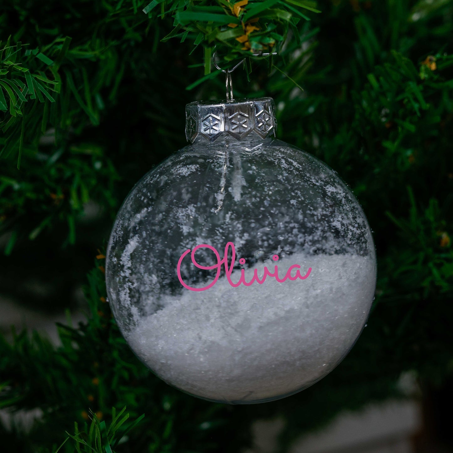 Kerstbal Sneeuw - Naam