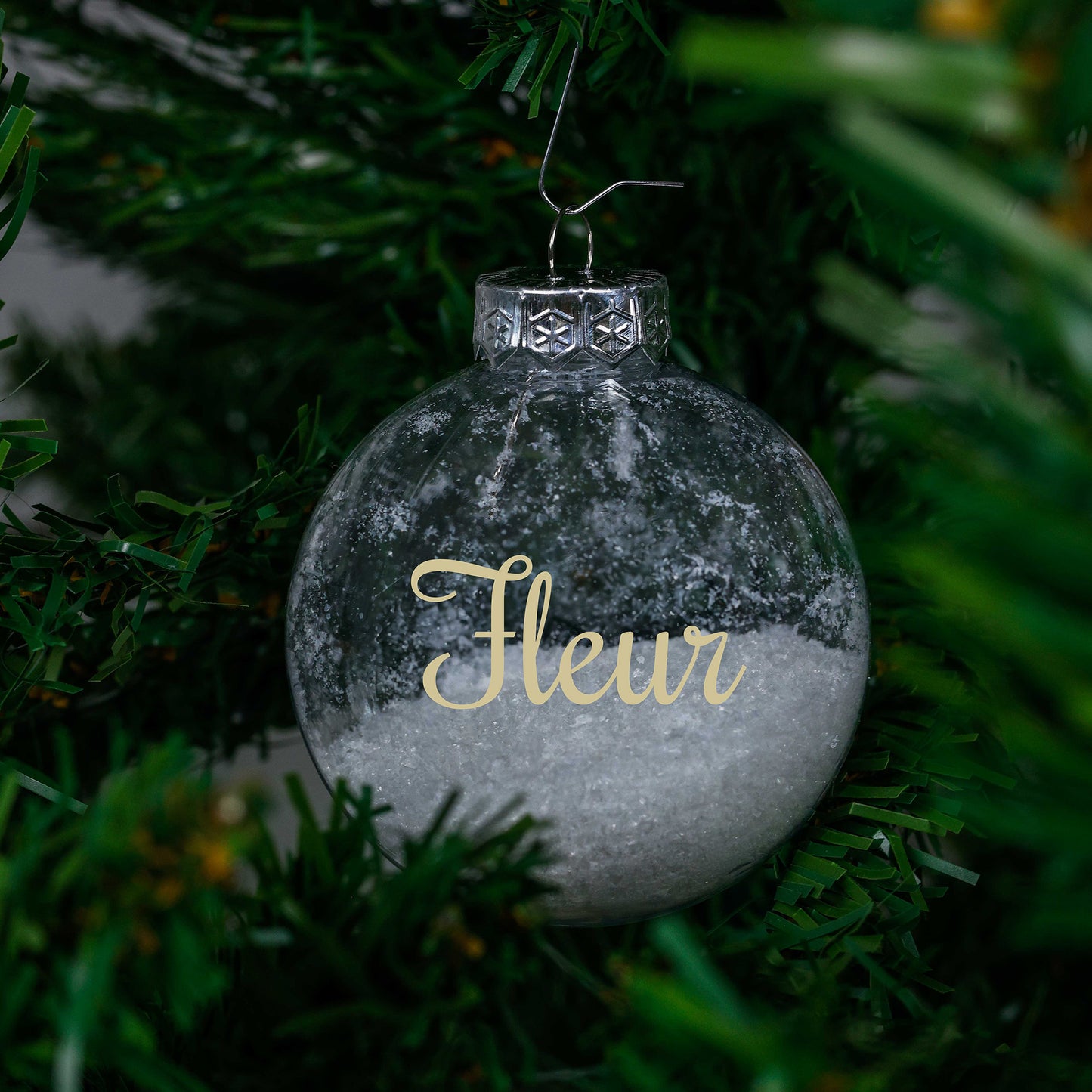 Kerstbal Sneeuw - Naam