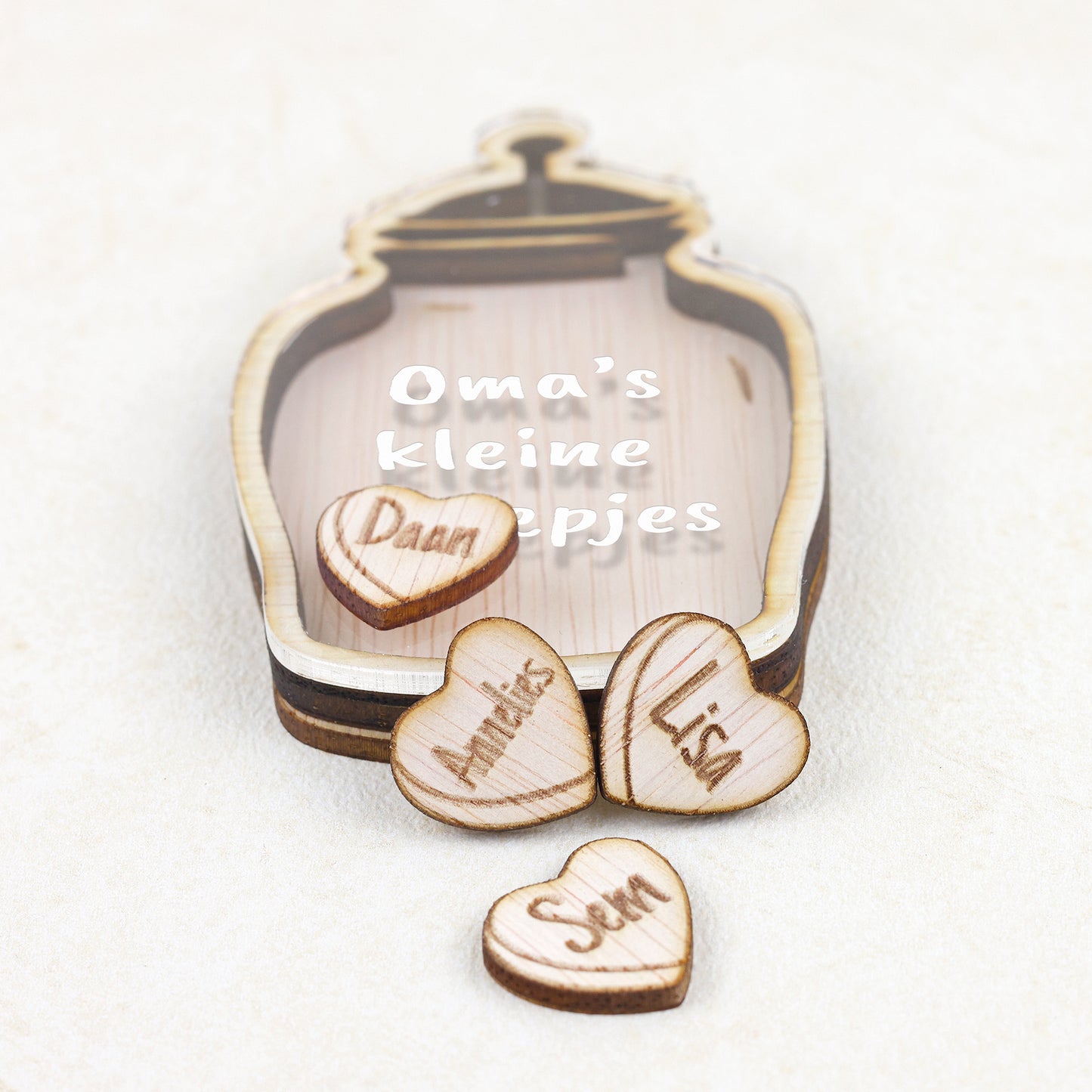 Familiemagneet - Luxe snoeppot