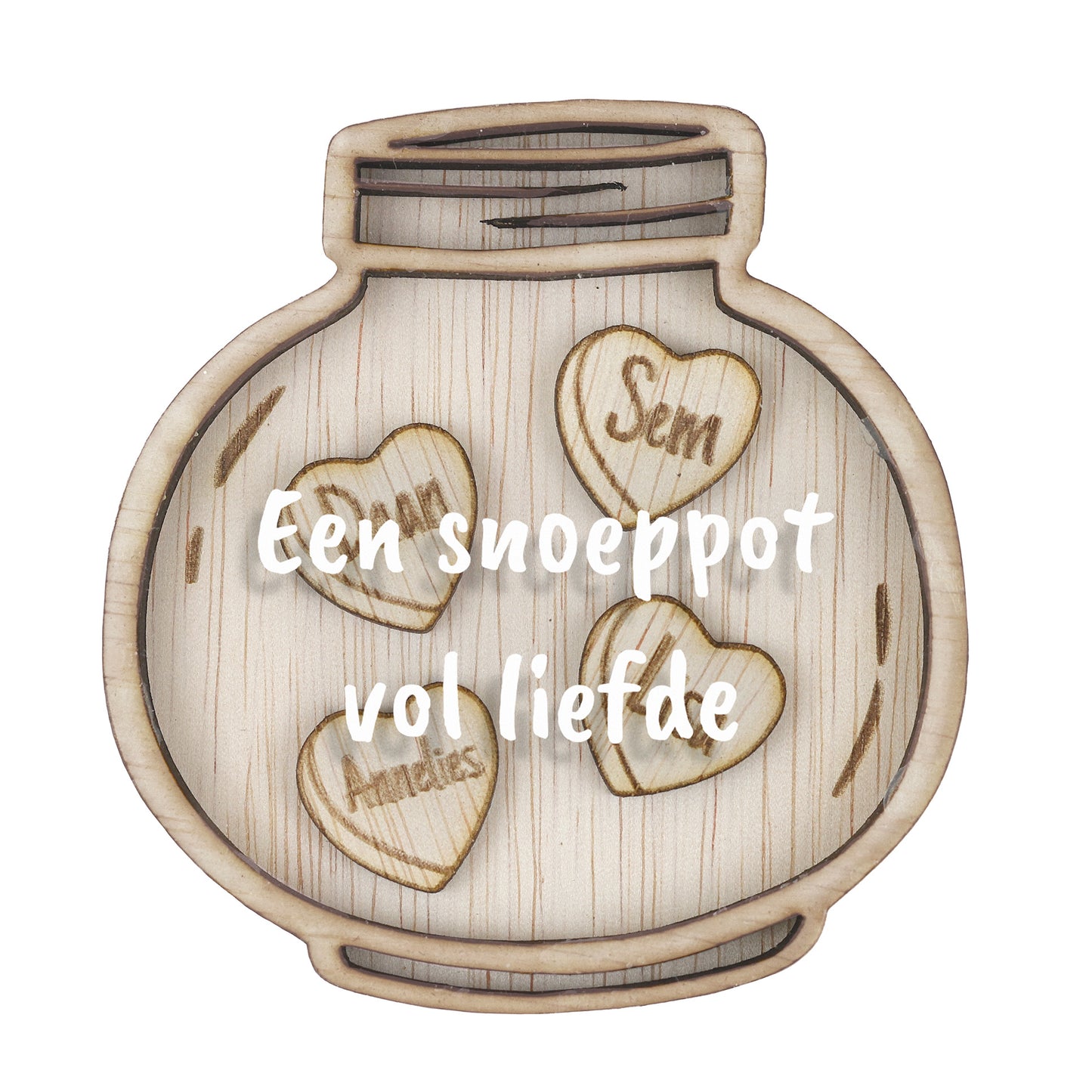 Familiemagneet - Snoeppot