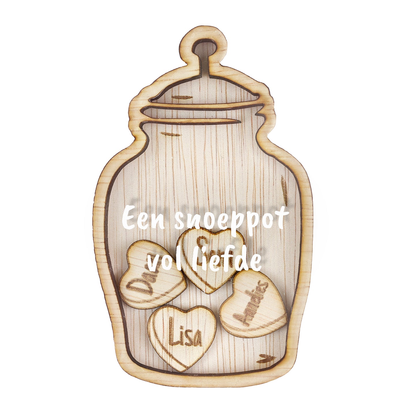 Familiemagneet - Luxe snoeppot