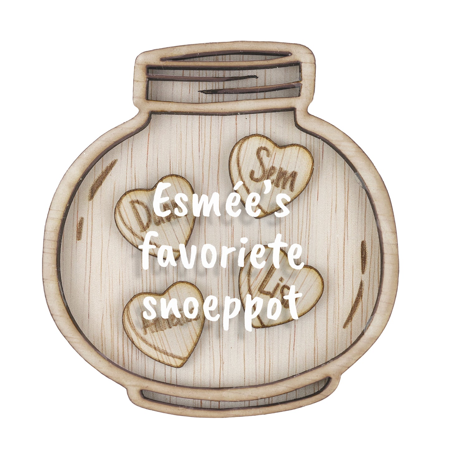 Familiemagneet - Snoeppot