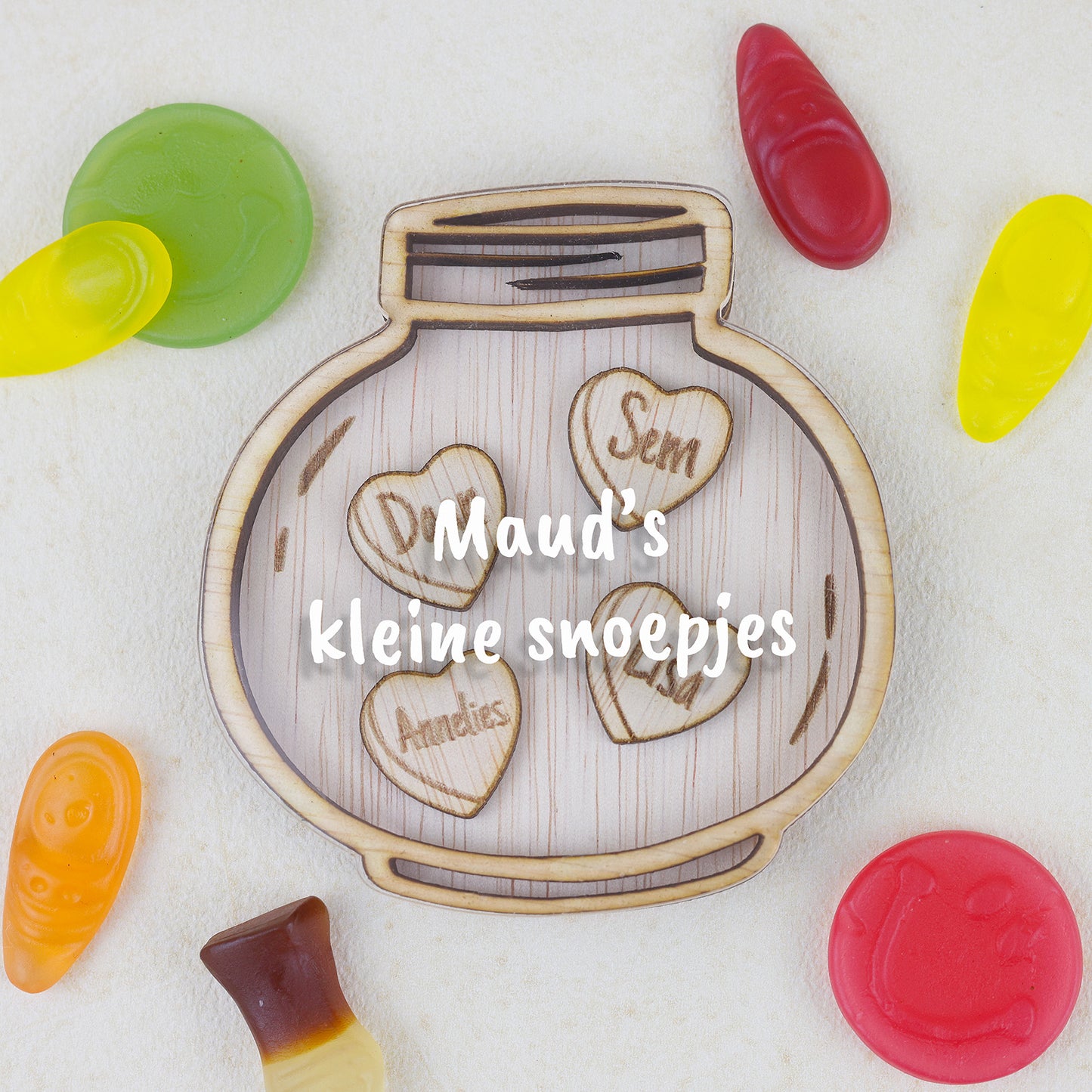 Familiemagneet - Snoeppot