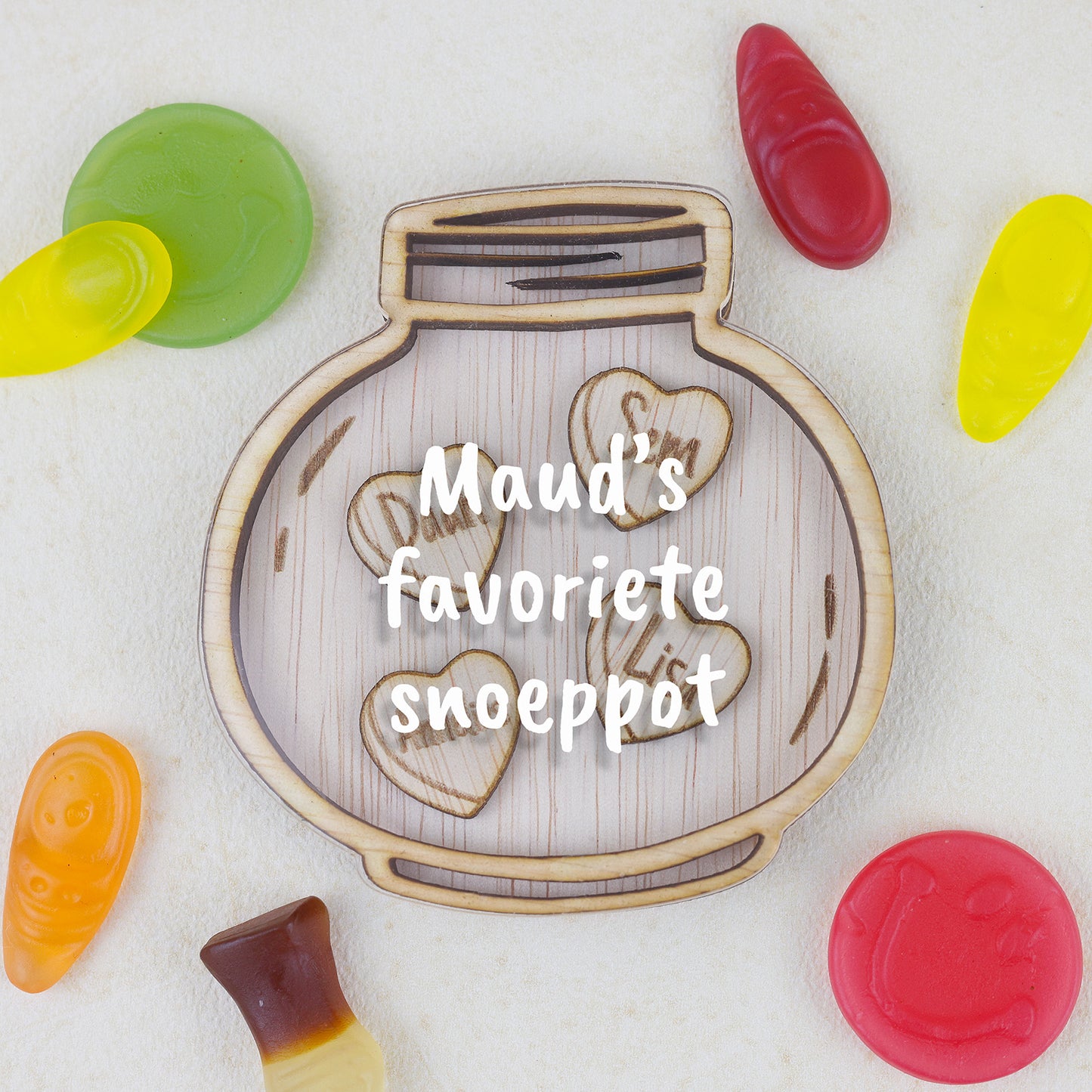 Familiemagneet - Snoeppot