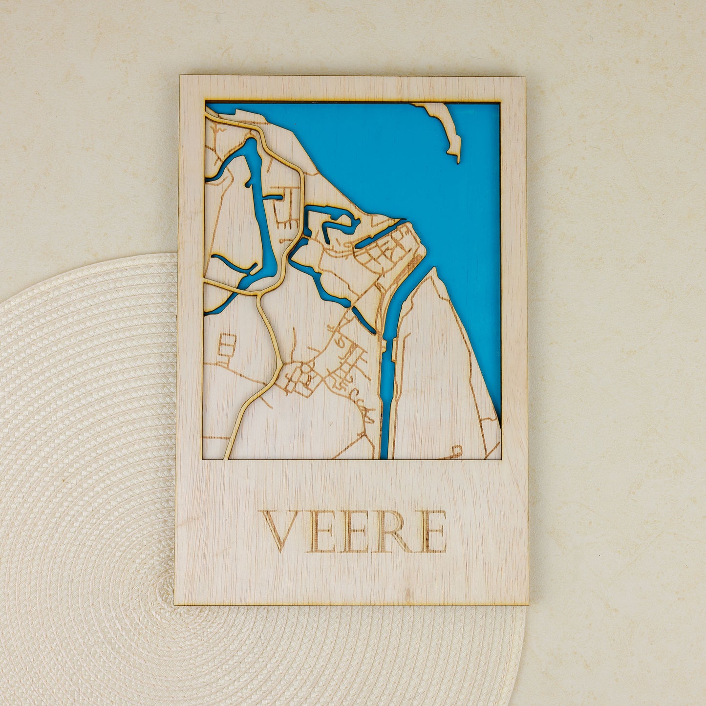 Houten stadsplattegrond - Veere