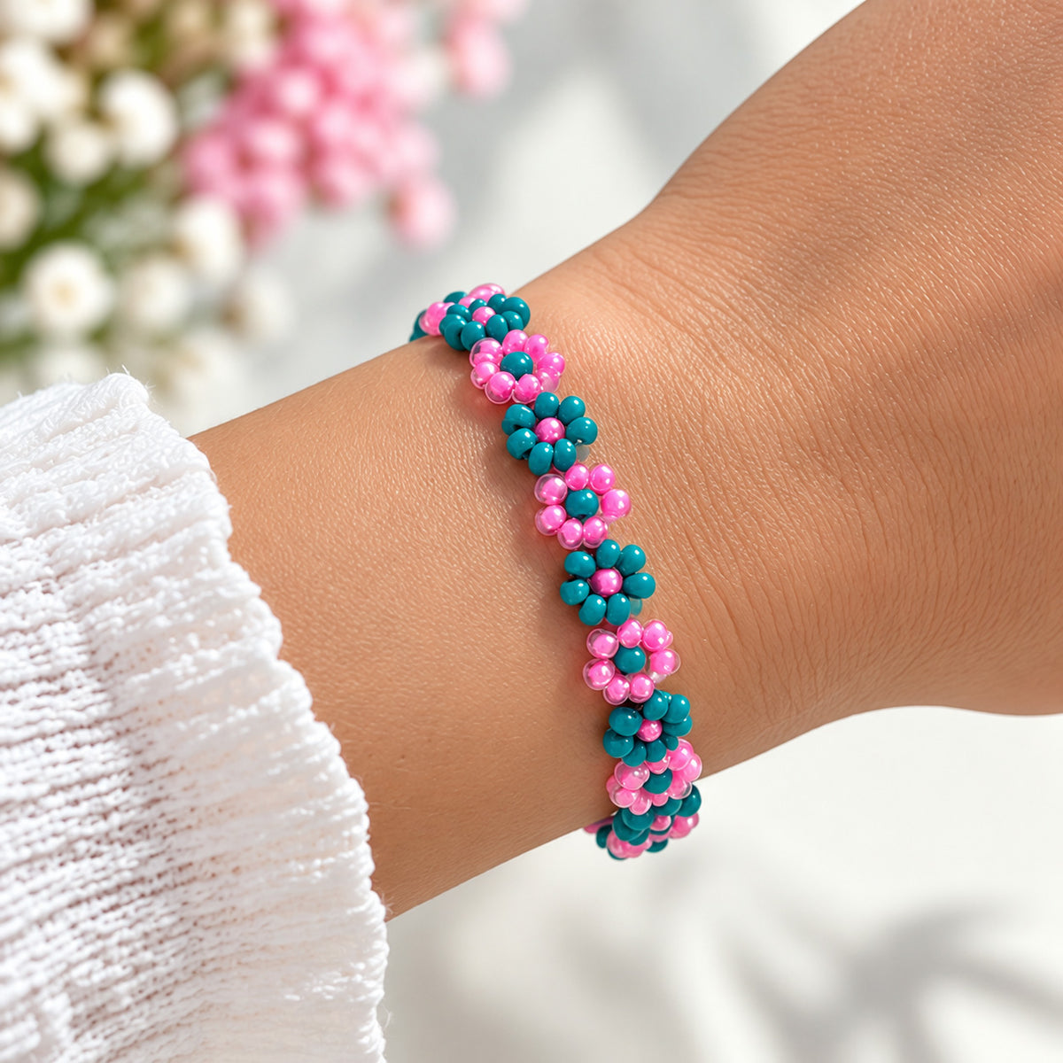 Bloesem Armband - Suikerspin Droom